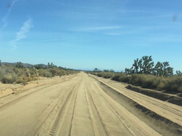 Cedar Canyon Road- some areas are pretty soft sand